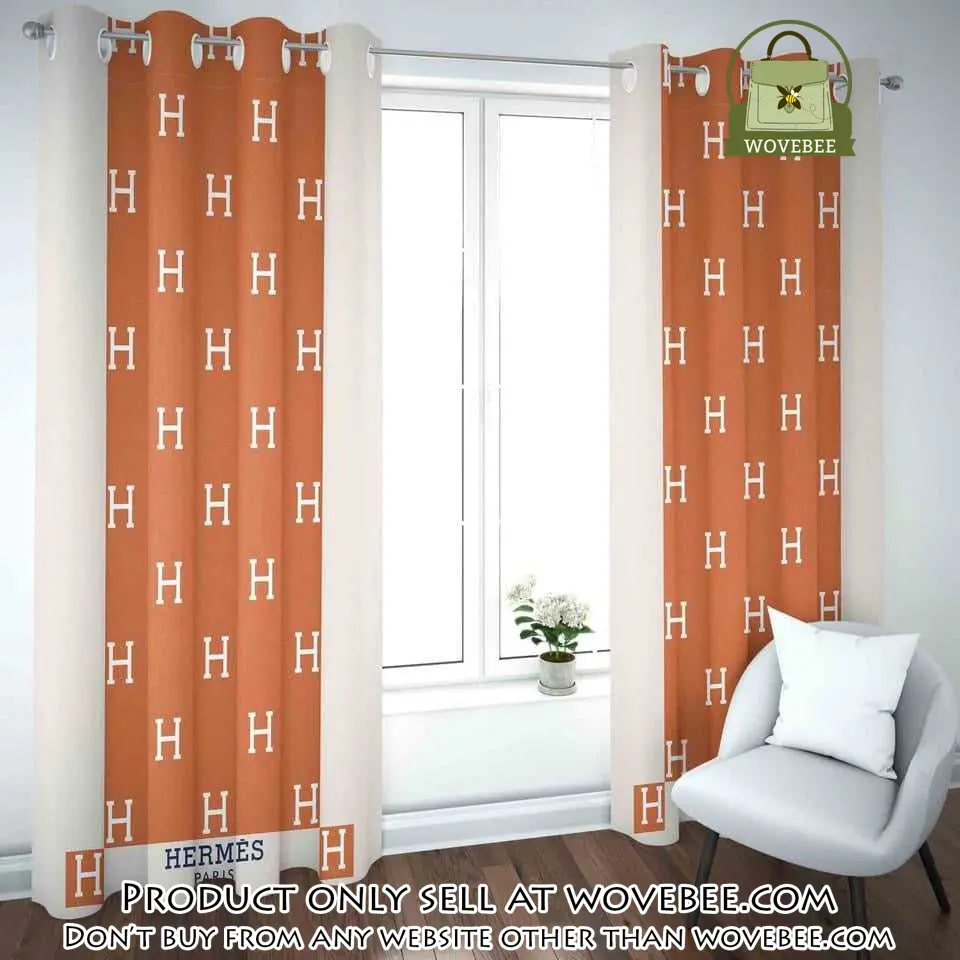 Hermes premium window curtains hot  set wc057 wvb0523393